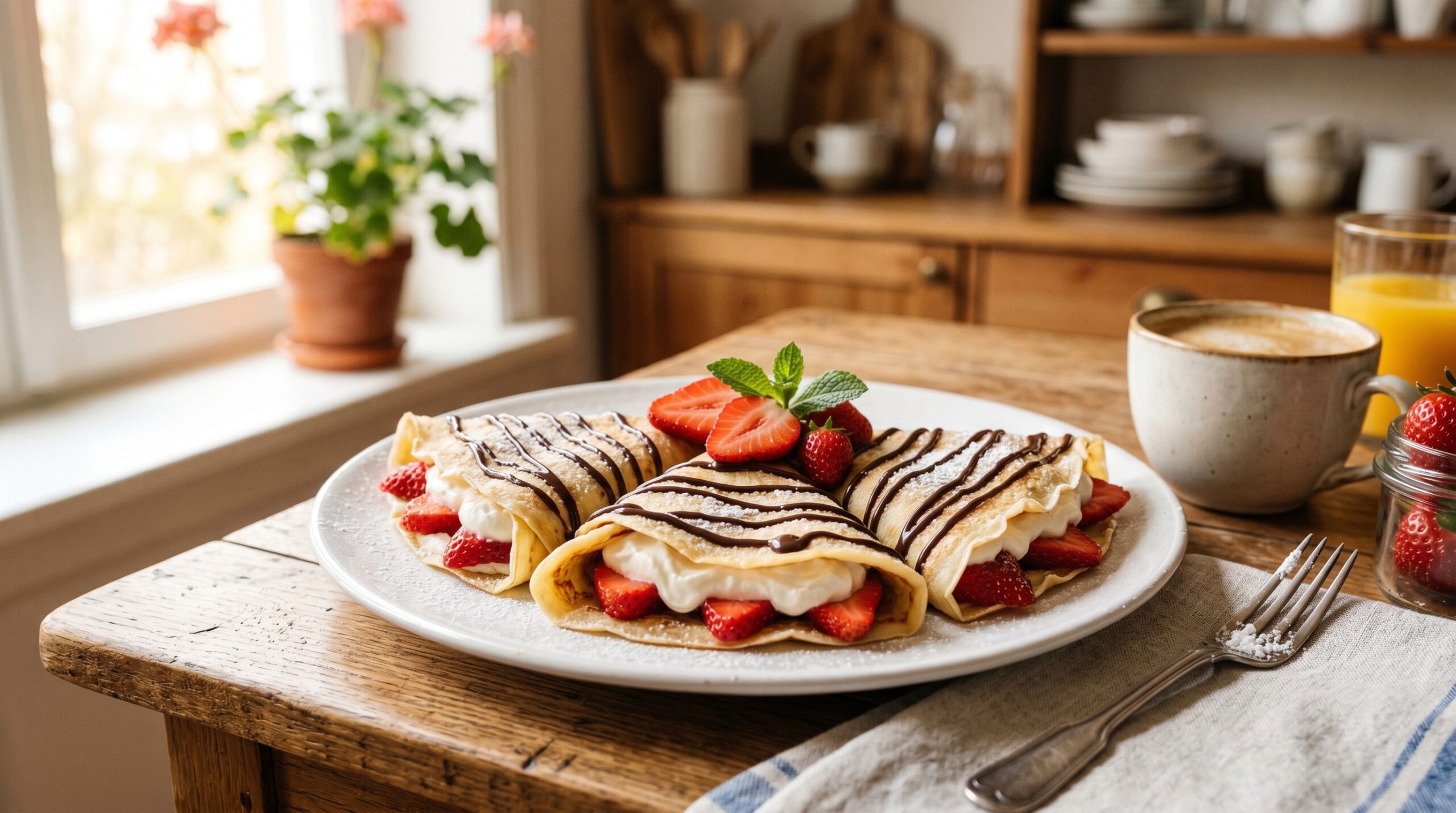 Homemade Crepe Recipe Soft and Delicious