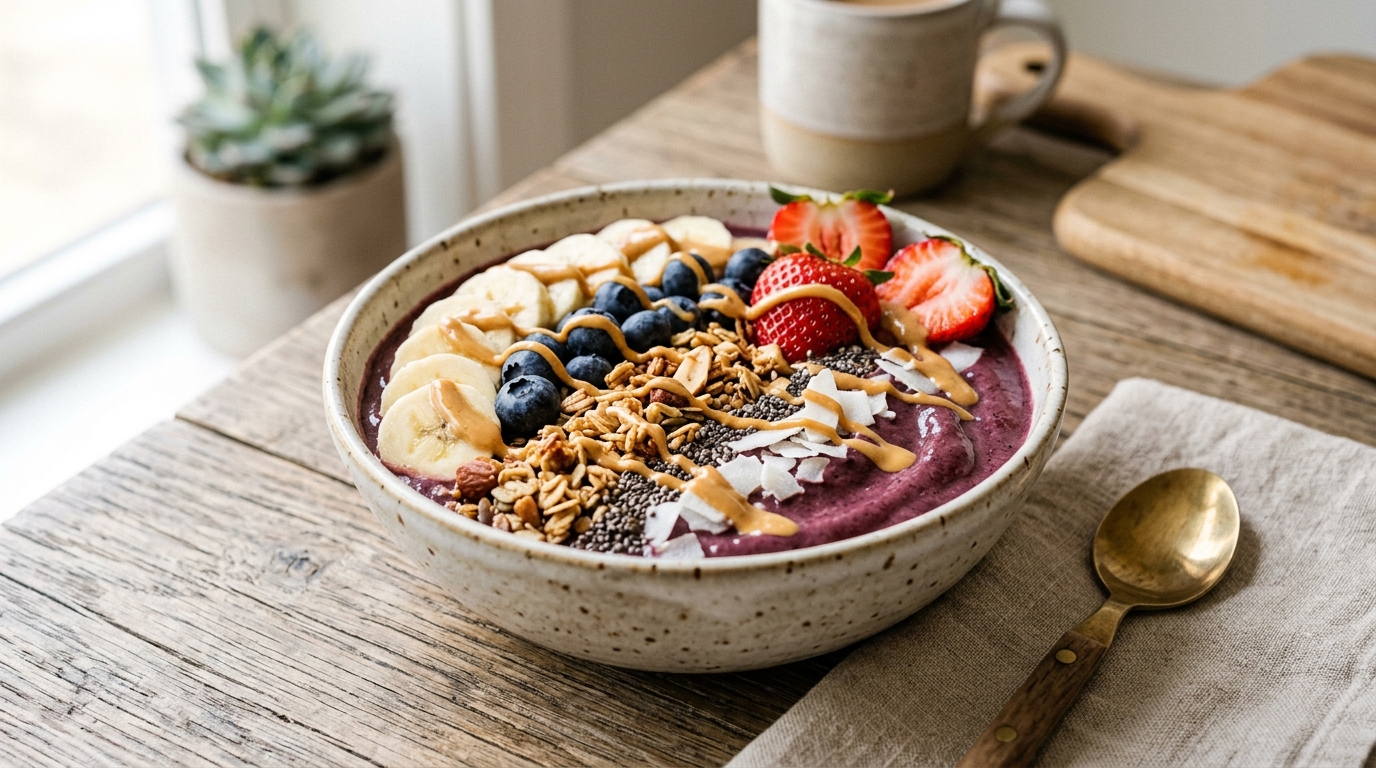 Thick And Creamy Acai Bowl Recipe