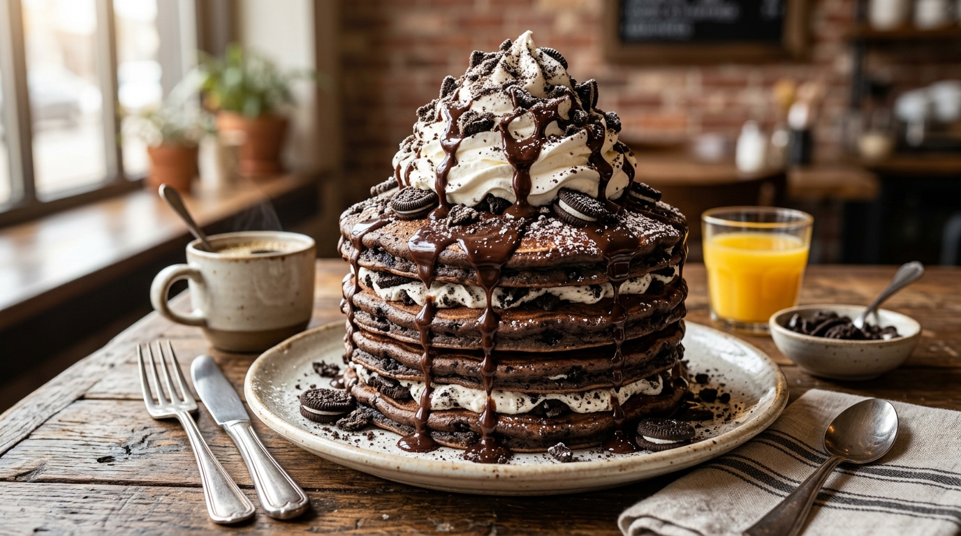 Oreo Pancakes Recipe: The Ultimate Chocolate Breakfast Treat