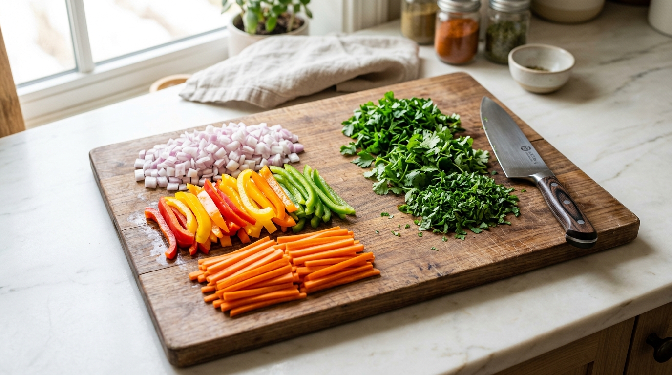 How to Cut Vegetables Like a Chef