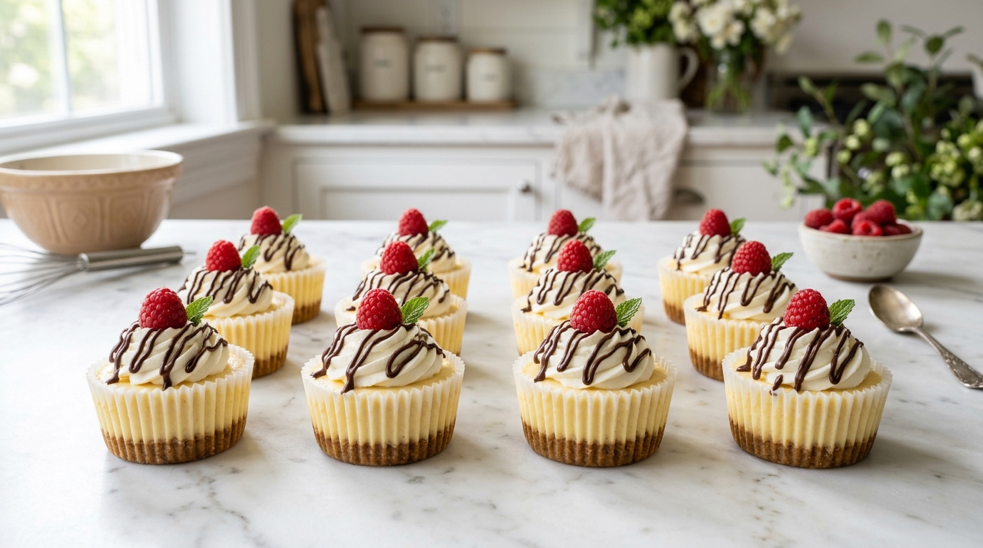 Cream Cheese Cheesecake Cupcakes Made Simple